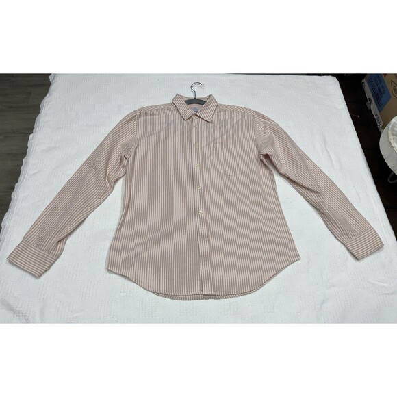 Merona long sleeve tailored fit coupe Size M Pre-Owned Seasonal vibes pink - Picture 2 of 6